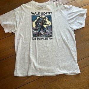 Gildan Gray Graphic Men's T-Shirt